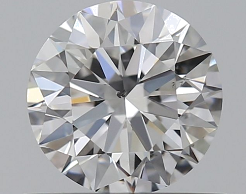 0.66 carat E-SI1 Excellent cut Natūralus Round Deimantas (1)