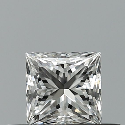 0.35 carat F-VVS2 Natūralus Princess Deimantas (1)