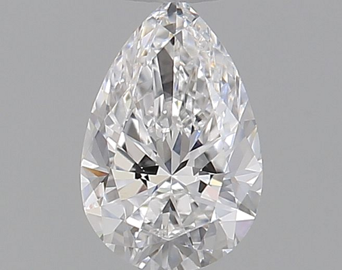 0.3 carat D-VVS1 Natūralus Pear Deimantas (1)