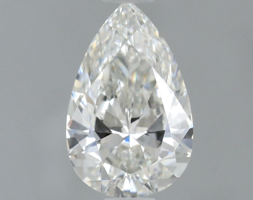 0.31 carat I-VVS2 Natūralus Pear Deimantas (1)