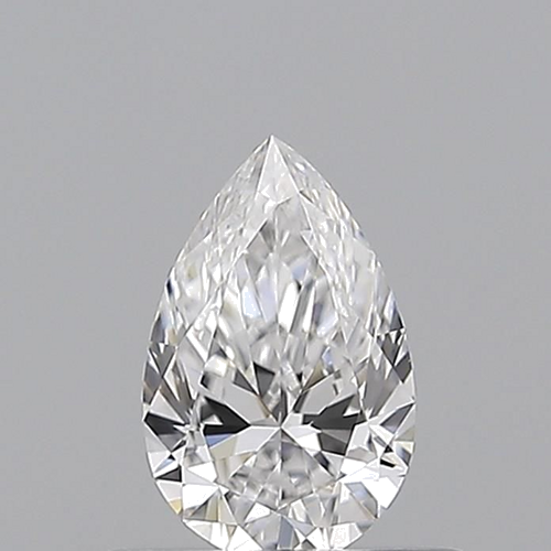 0.5 carat D-VVS2 Natūralus Pear Deimantas (1)