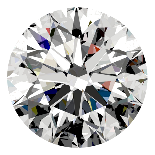 0.32 carat D-VS2 Excellent cut Natūralus Round Deimantas (1)