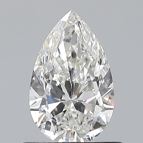 0.71 carat G-VS2 Natūralus Pear Deimantas (1)