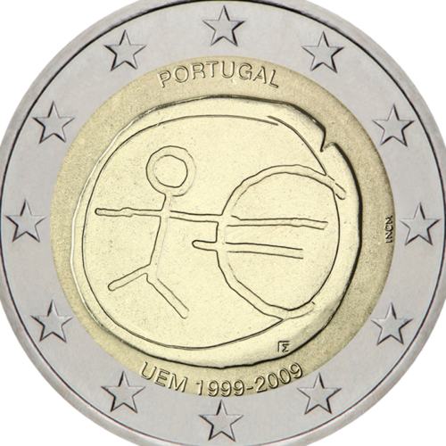 2009 Portugal EMU 2 euro coin (2)