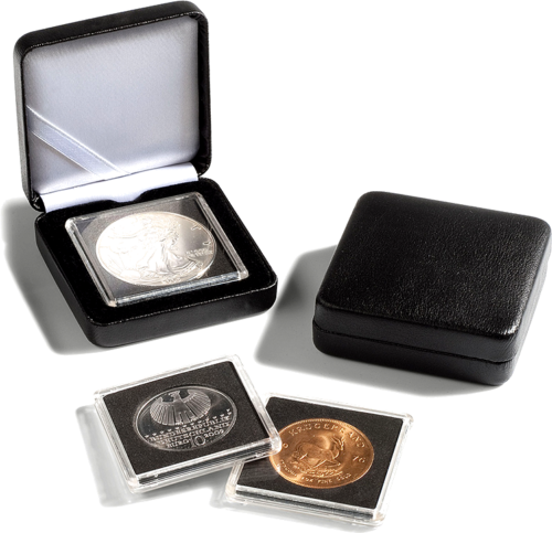 Box for coins in Quadrum capsules (2)