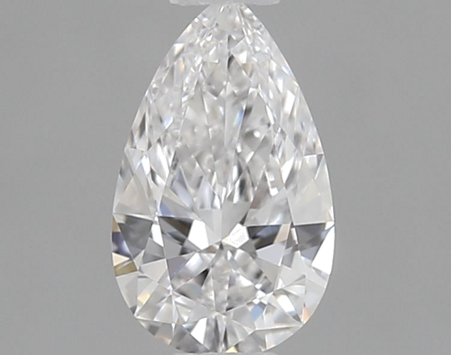 0.38 carat D-IF Natūralus Pear Deimantas (1)