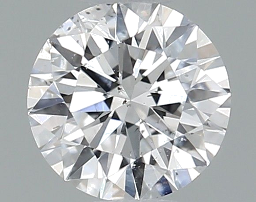 0.42 carat F-SI2 Excellent cut Natūralus Round Deimantas (1)