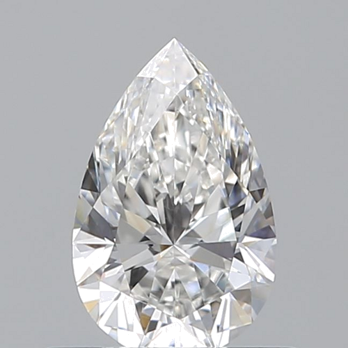 0.55 carat F-VS2 Natūralus Pear Deimantas (1)