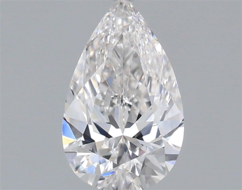 0.7 carat F-VVS1 Natūralus Pear Deimantas (1)