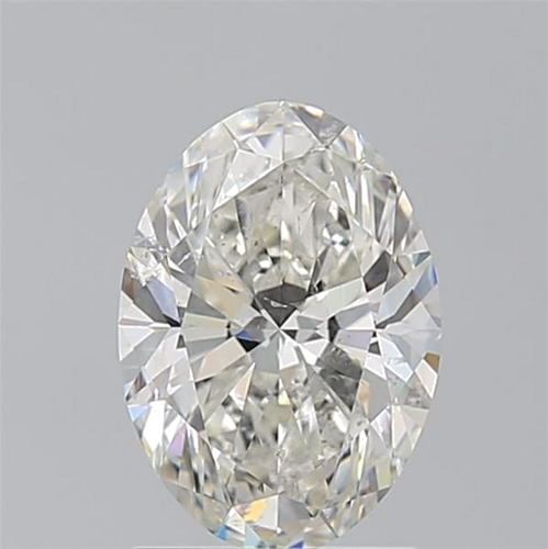 1.71 carat I-SI2 Natūralus Oval Deimantas (1)