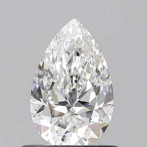 0.75 carat F-VS1 Natūralus Pear Deimantas (1)