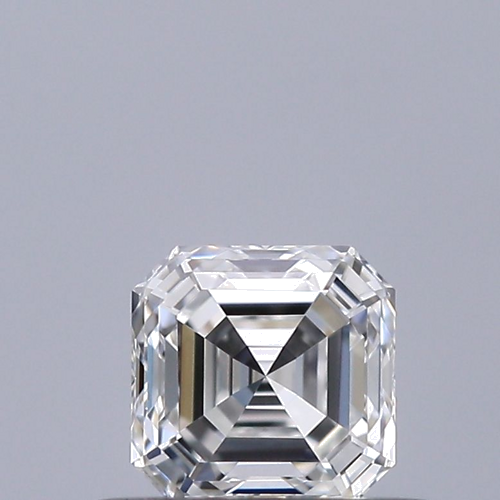 0.38 carat F-VVS1 Natūralus Asscher Deimantas (1)