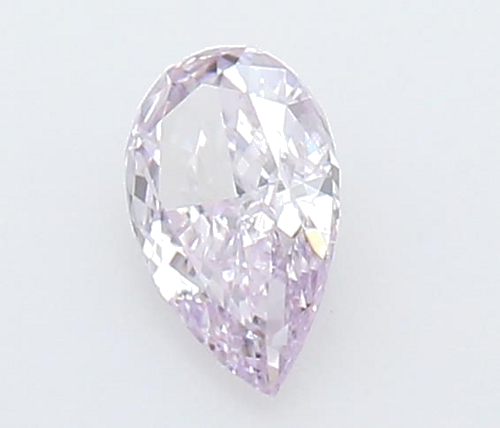 0.2 carat Fancy Light Pinkish Purple-VS2 Natūralus Pear Deimantas (1)