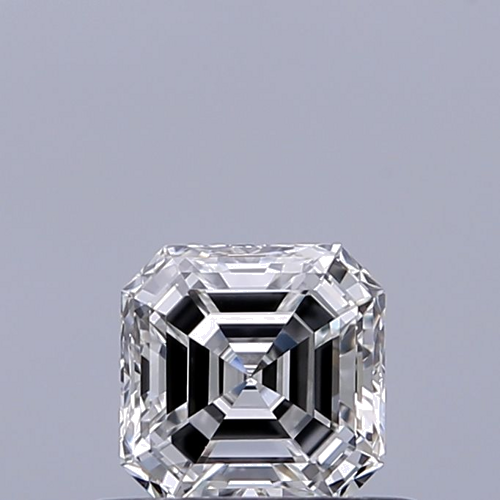 0.42 carat F-VVS1 Natūralus Asscher Deimantas (1)