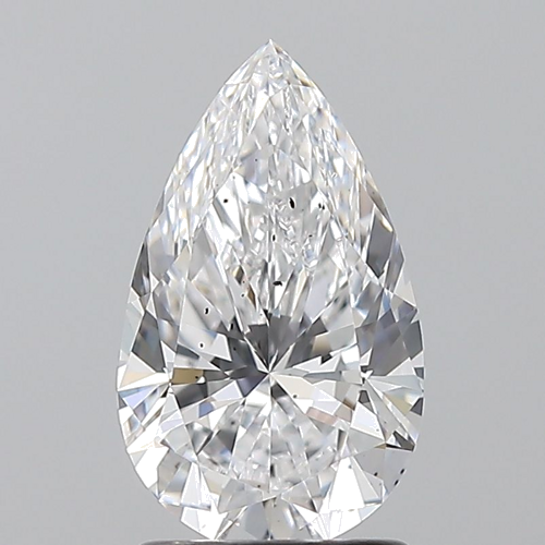 1.52 carat D-SI1 Natūralus Pear Deimantas (1)