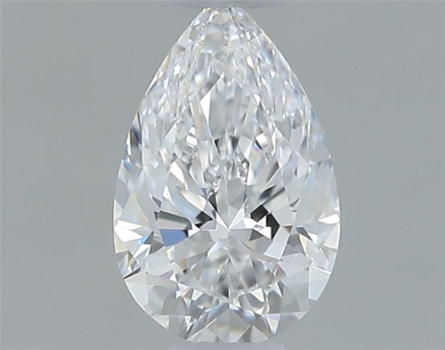 0.31 carat D-VVS2 Natūralus Pear Deimantas (1)