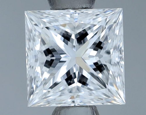 0.62 carat D-VS2 Natūralus Princess Deimantas (1)