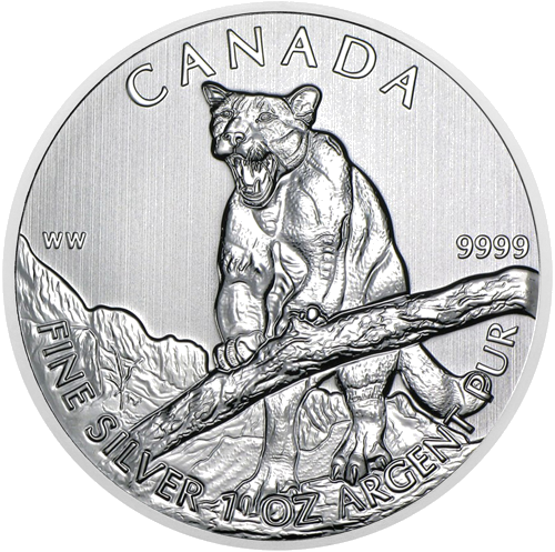1 oz сребърна монета Puma 2012 Канада (1)