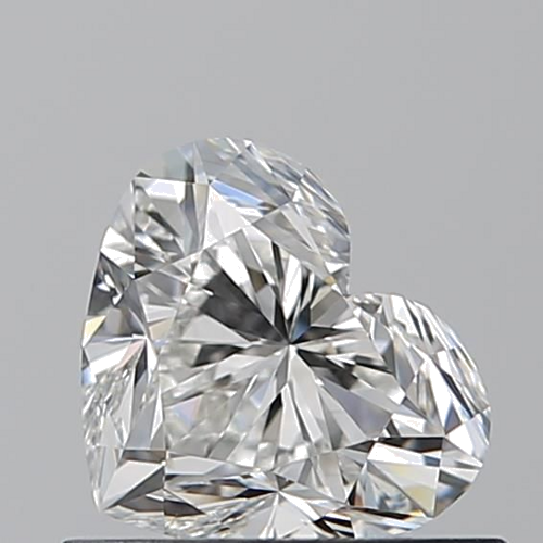 0.7 carat G-VVS1 Natūralus Heart Deimantas (1)