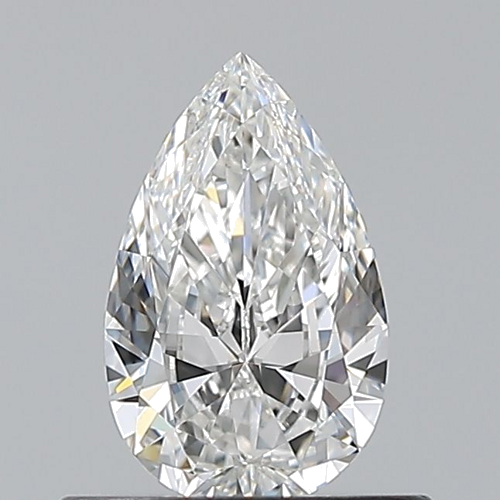 0.5 carat F-VS1 Natūralus Pear Deimantas (1)