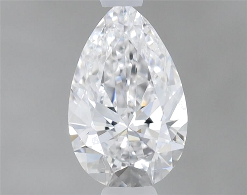 0.6 carat D-VS2 Natūralus Pear Deimantas (1)