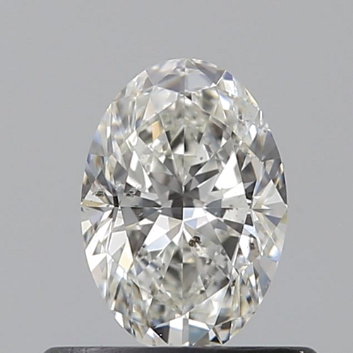 0.5 carat H-SI1 Natūralus Oval Deimantas (1)