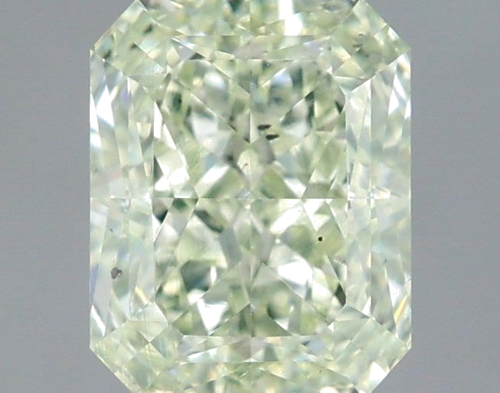 1.62 carat Fancy Light Green-SI1 Natūralus Radiant Deimantas (1)