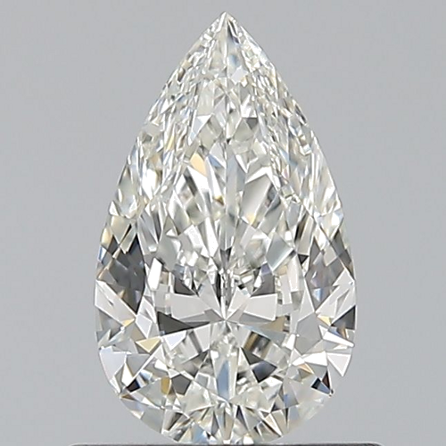 0.51 carat H-IF Natūralus Pear Deimantas (1)