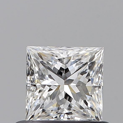 0.5 carat E-VS2 Natūralus Princess Deimantas (1)