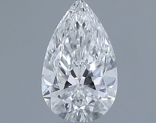 0.4 carat D-VVS1 Natūralus Pear Deimantas (1)