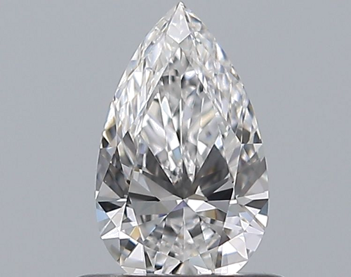 0.51 carat E-VVS2 Natūralus Pear Deimantas (1)