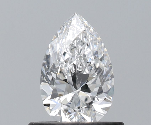 0.56 carat E-VVS1 Natūralus Pear Deimantas (1)