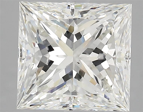 5.18 carat G-SI1 Natūralus Princess Deimantas (1)