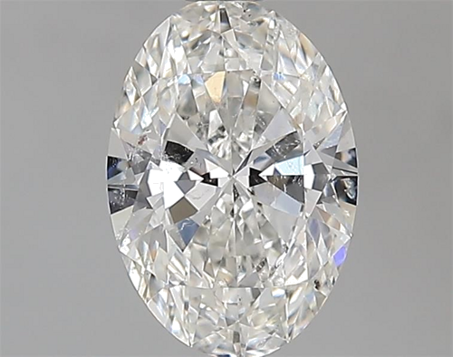 1.21 carat H-SI2 Natūralus Oval Deimantas (1)
