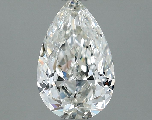 0.6 carat I-VS2 Natūralus Pear Deimantas (1)