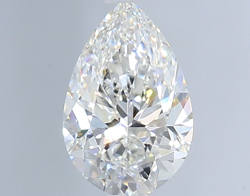 0.7 carat F-VS2 Natūralus Pear Deimantas (1)
