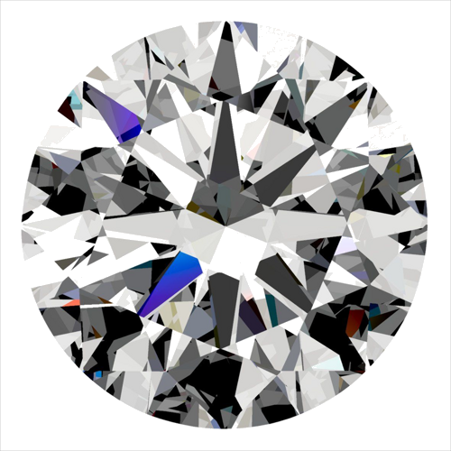 0.3 carat F-VS2 Excellent cut Natūralus Round Deimantas (1)