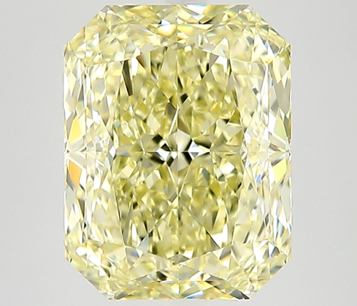 4.04 carat Fancy Light Yellow-VS2 Natūralus Radiant Deimantas (1)