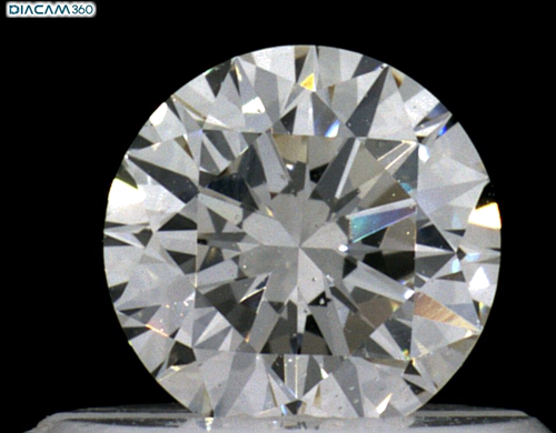 0.45 carat H-SI1 Excellent cut Natūralus Round Deimantas (1)