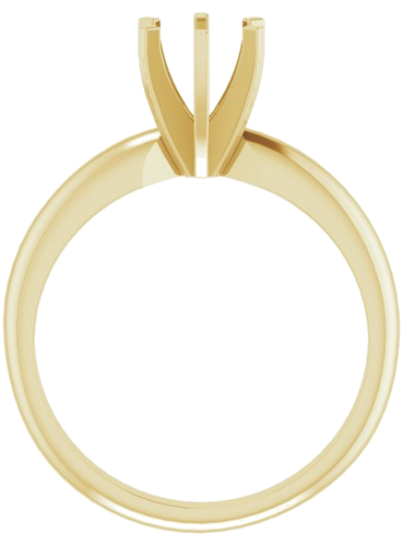 Sužadėtuvių Žiedas „Lightweight Solitaire“ 14k yellow gold Round 5.7mm x 6mm (2)