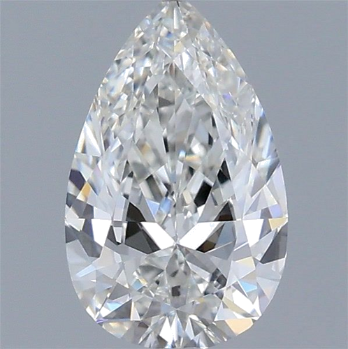 0.61 carat G-VVS2 Natūralus Pear Deimantas (1)