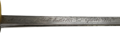 M1882 модел на френска лека кавалерия сабя (5)