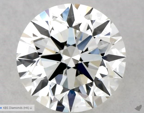 0.45 carat H-VS2 Excellent cut Natūralus Round Deimantas (1)