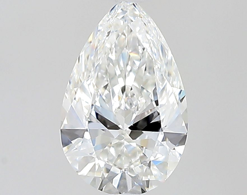 0.5 carat F-IF Natūralus Pear Deimantas (1)