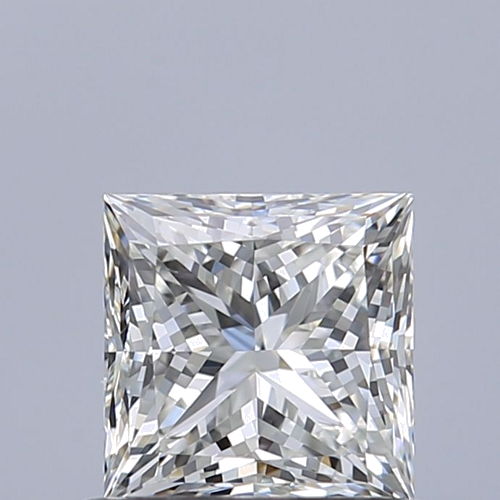 0.74 carat H-IF Natūralus Princess Deimantas (1)