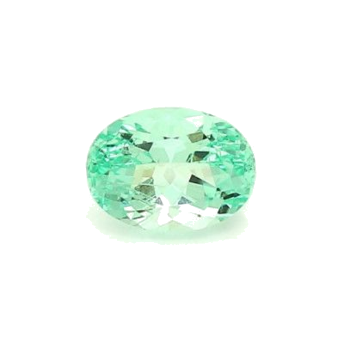 0.61 carat GREEN MODIFIEDBRILLIANT cut Oval Smaragdas (1)