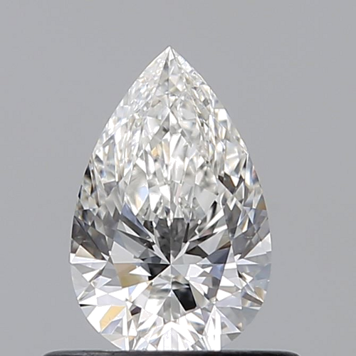 0.51 carat F-SI1 Natūralus Pear Deimantas (1)