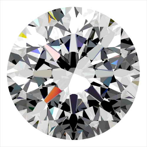 0.3 carat E-SI1 Very Good cut Natūralus Round Deimantas (1)