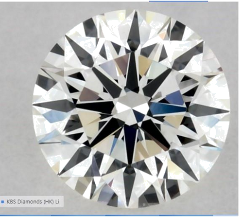 0.3 carat I-VS2 Excellent cut Natūralus Round Deimantas (1)