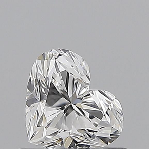 0.61 carat E-VVS2 Natūralus Heart Deimantas (1)